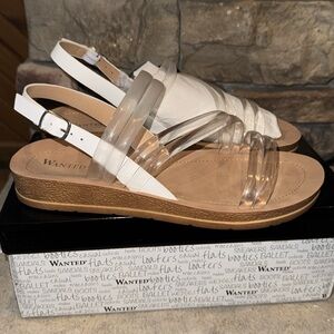 🔥Clearance NWT Wanted Cannon Women's Clear Sandals Shoes Size 8